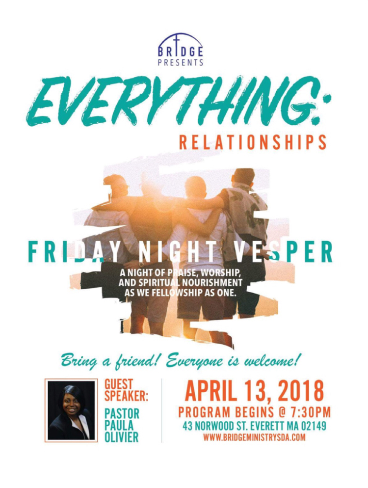 Bridge Ministry Friday Night Vespers- "Everything: Relationships"