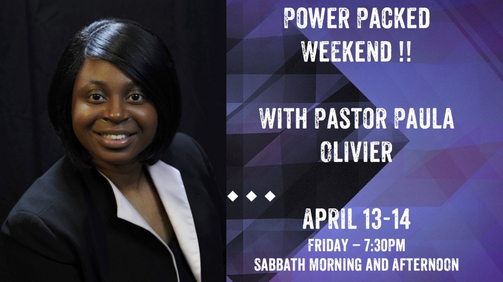 Power Packed Weekend with Pastor Paula Olivier