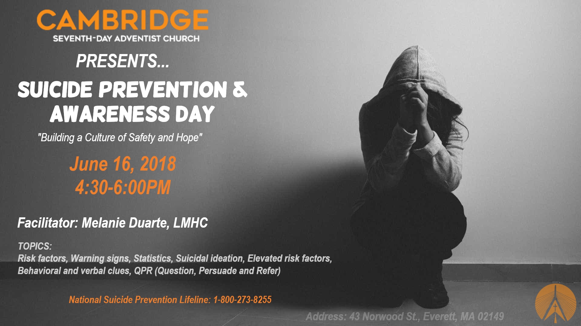 Suicide Prevention and Awareness Day.