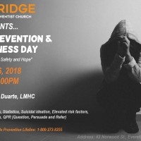 Suicide Prevention and Awareness Day